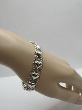 925 Silver Heart Bracelet